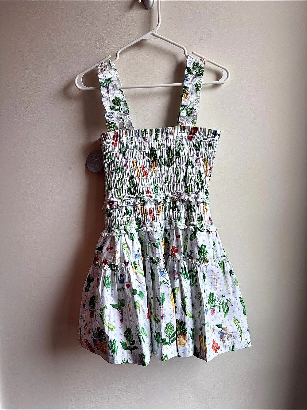 Hill House Home The Ellie Nap Dress Floral Smocked Dress Womens Medium